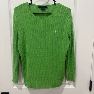 Ralph Lauren Vibrant Green Knit Top